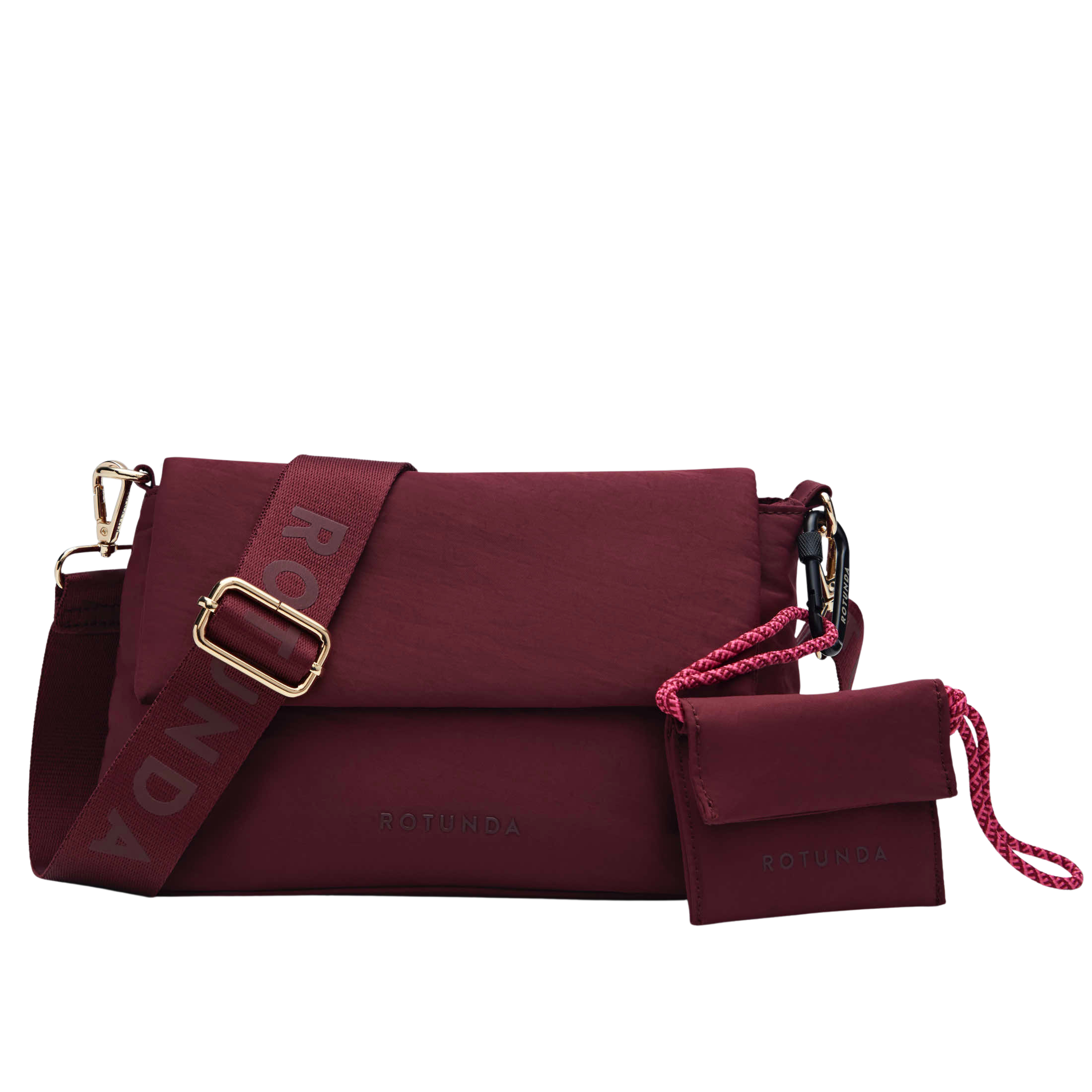 Bolso bandolera Noire Burdeos