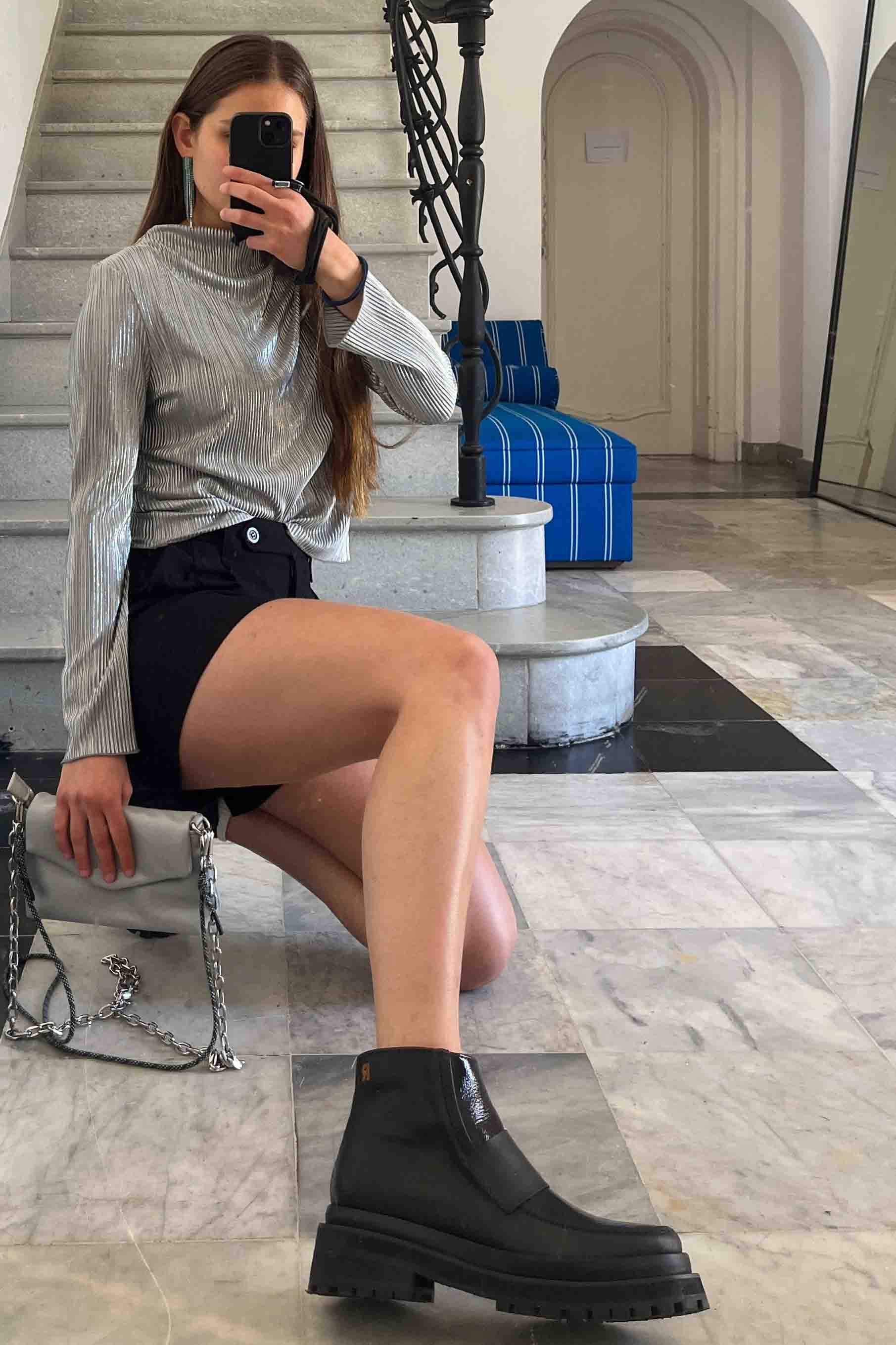 Anny Ankle Chunky Boots