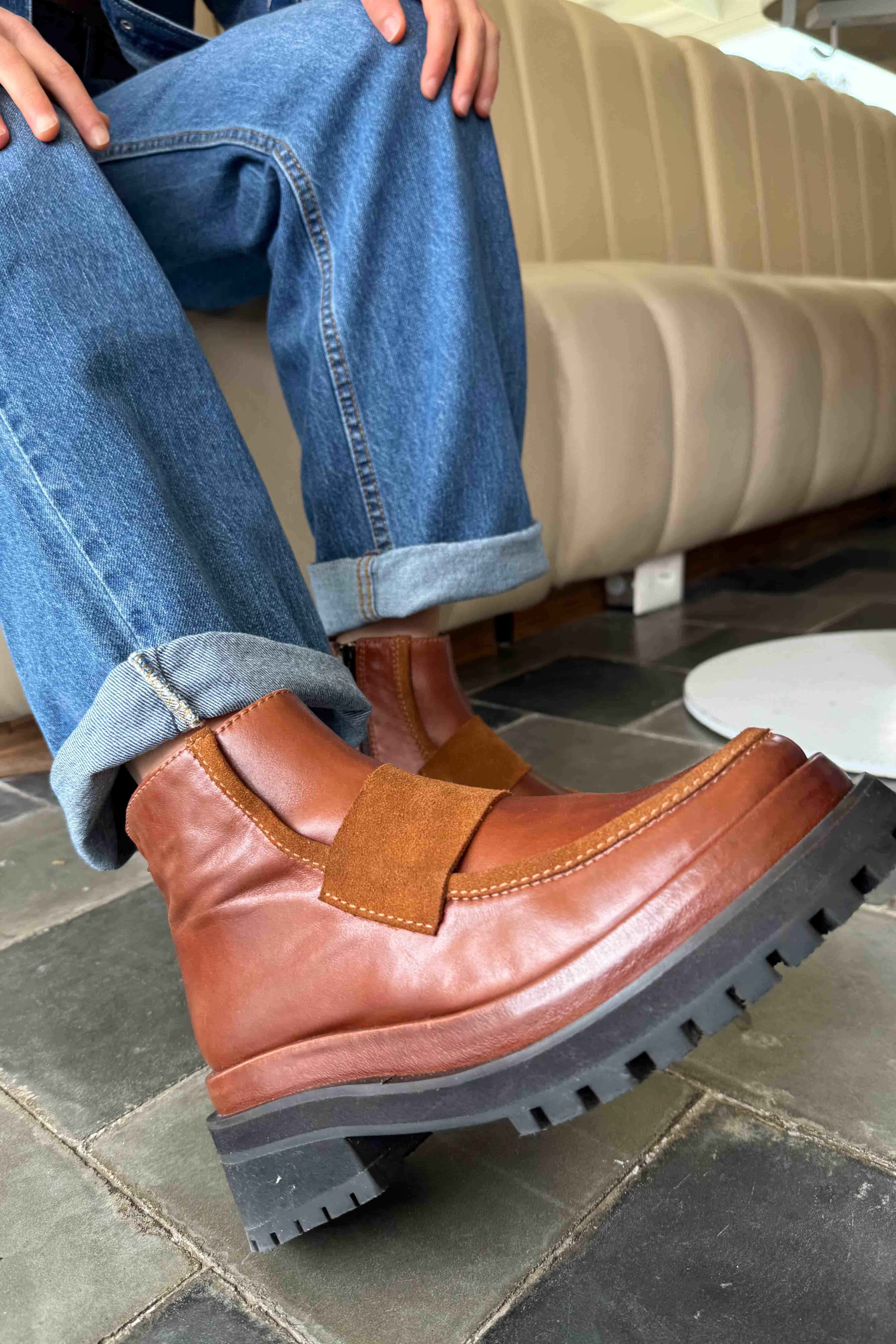 Anny Ankle Chunky Boots