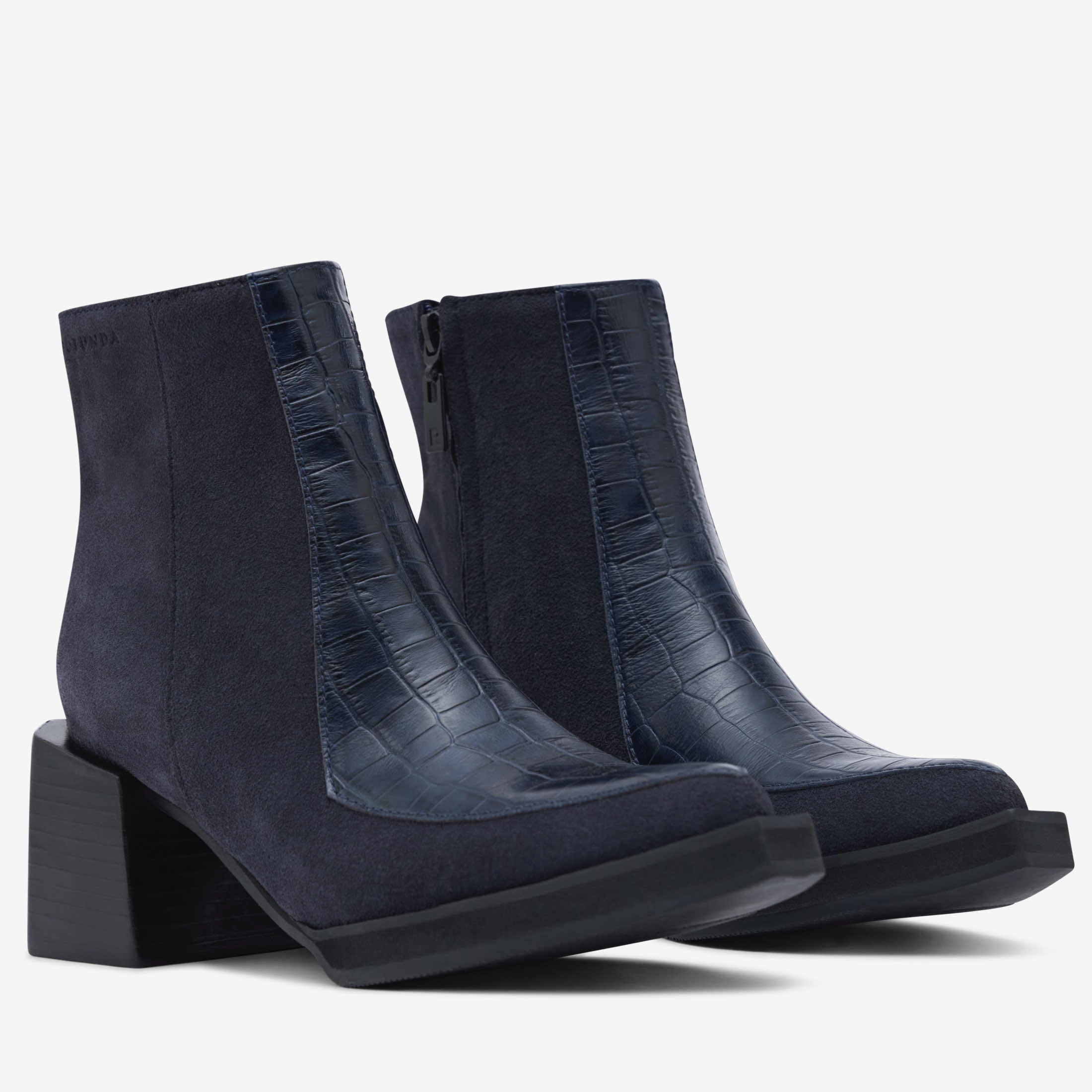 Botas de tacón de bloque Arge