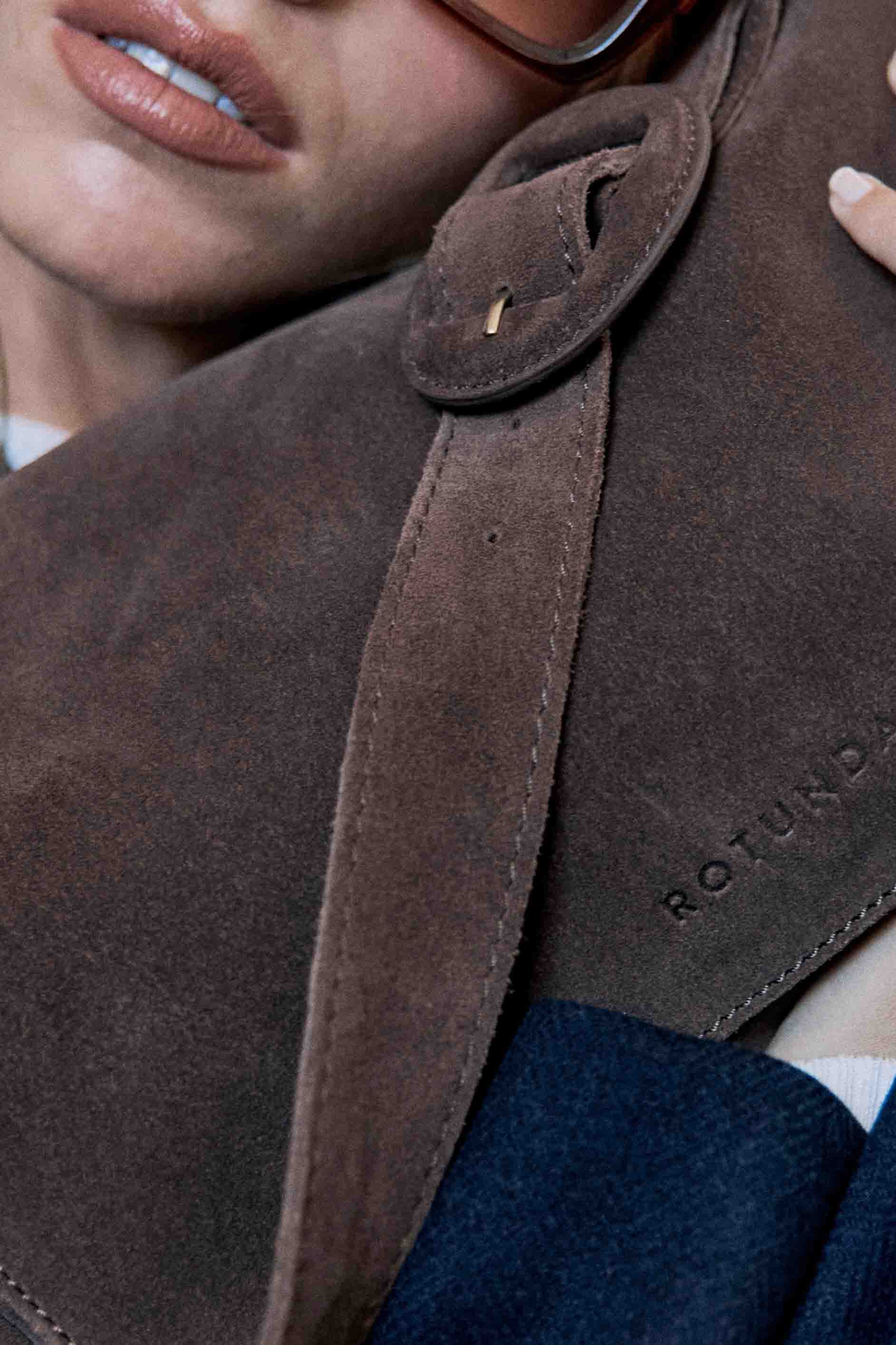 Cul Suede Shoulder Bag