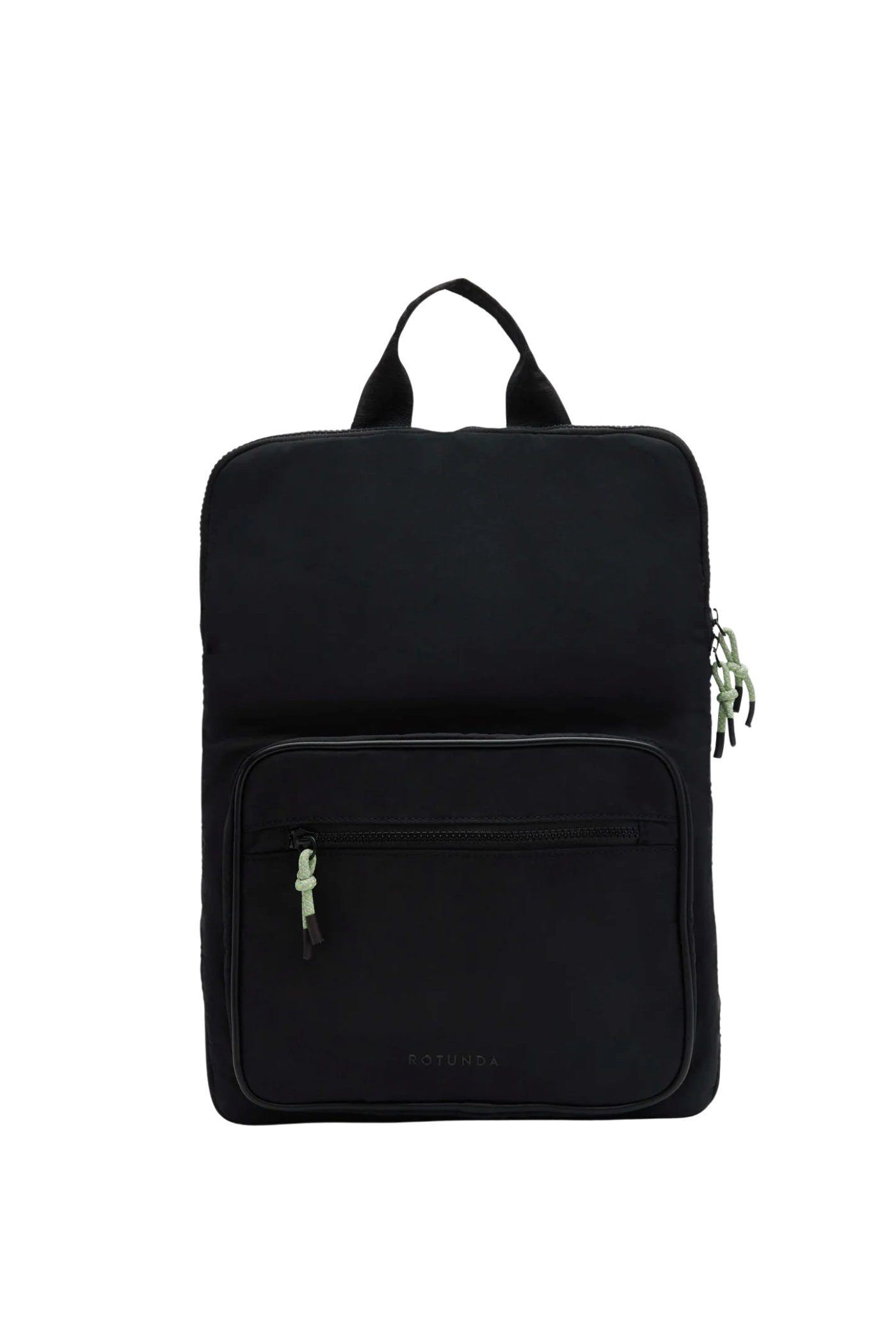 black leather laptop backpack Entu Laptop Backpack