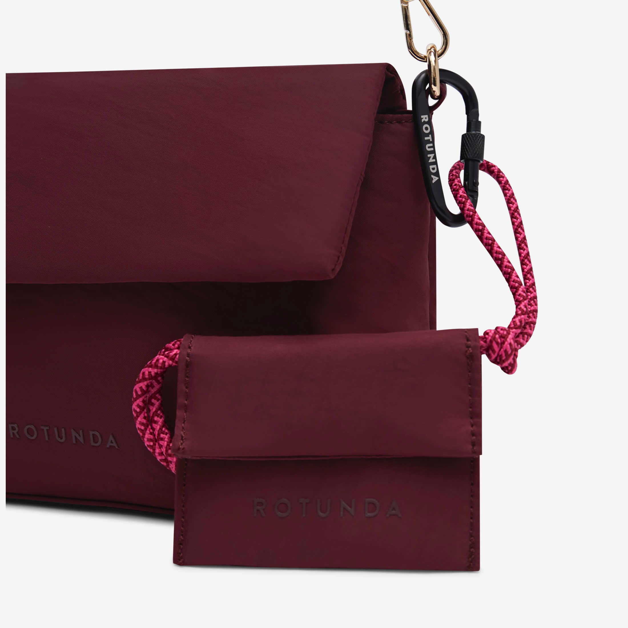 Bolso bandolera Noire Burdeos