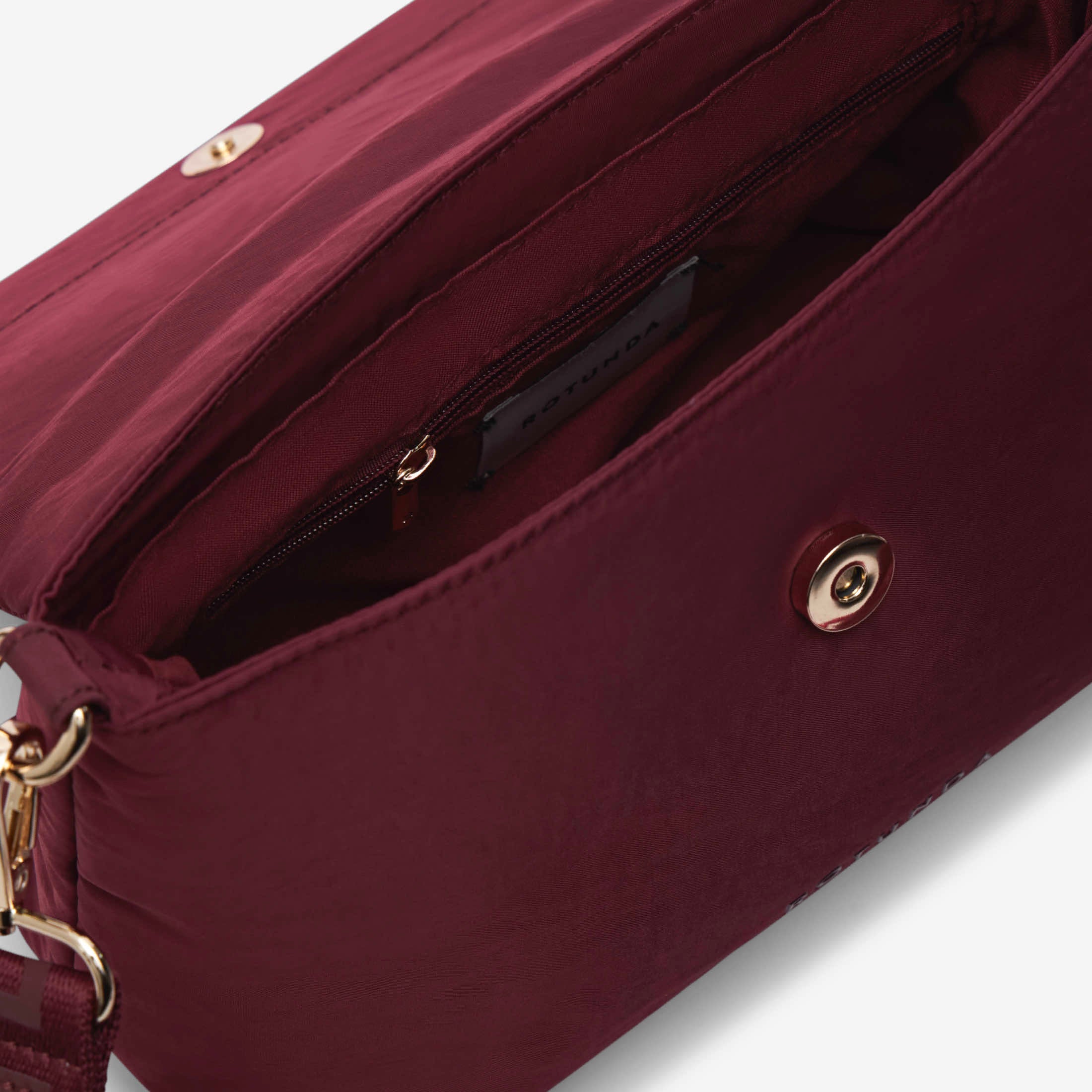 Bolso bandolera Noire Burdeos