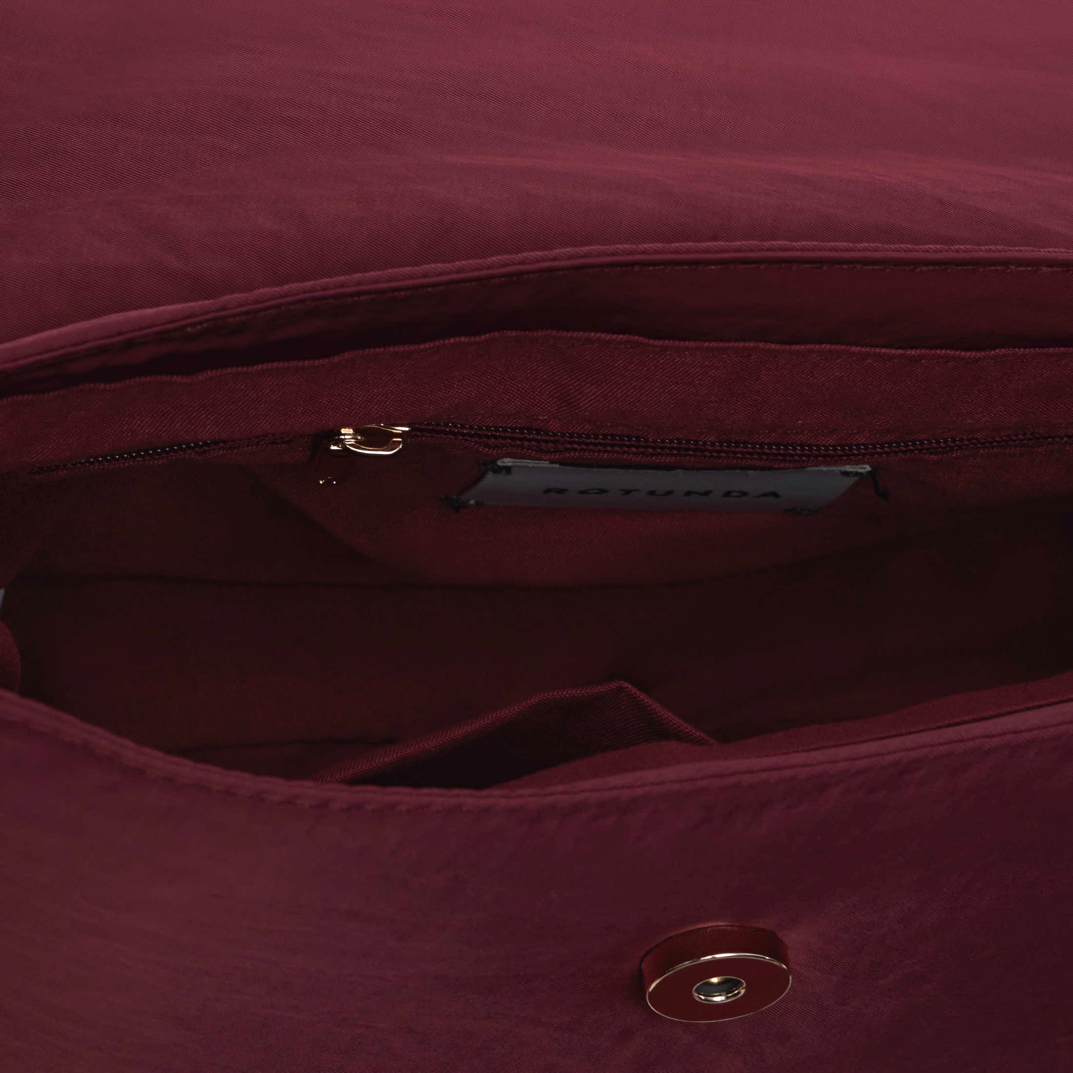 Bolso bandolera Noire Burdeos