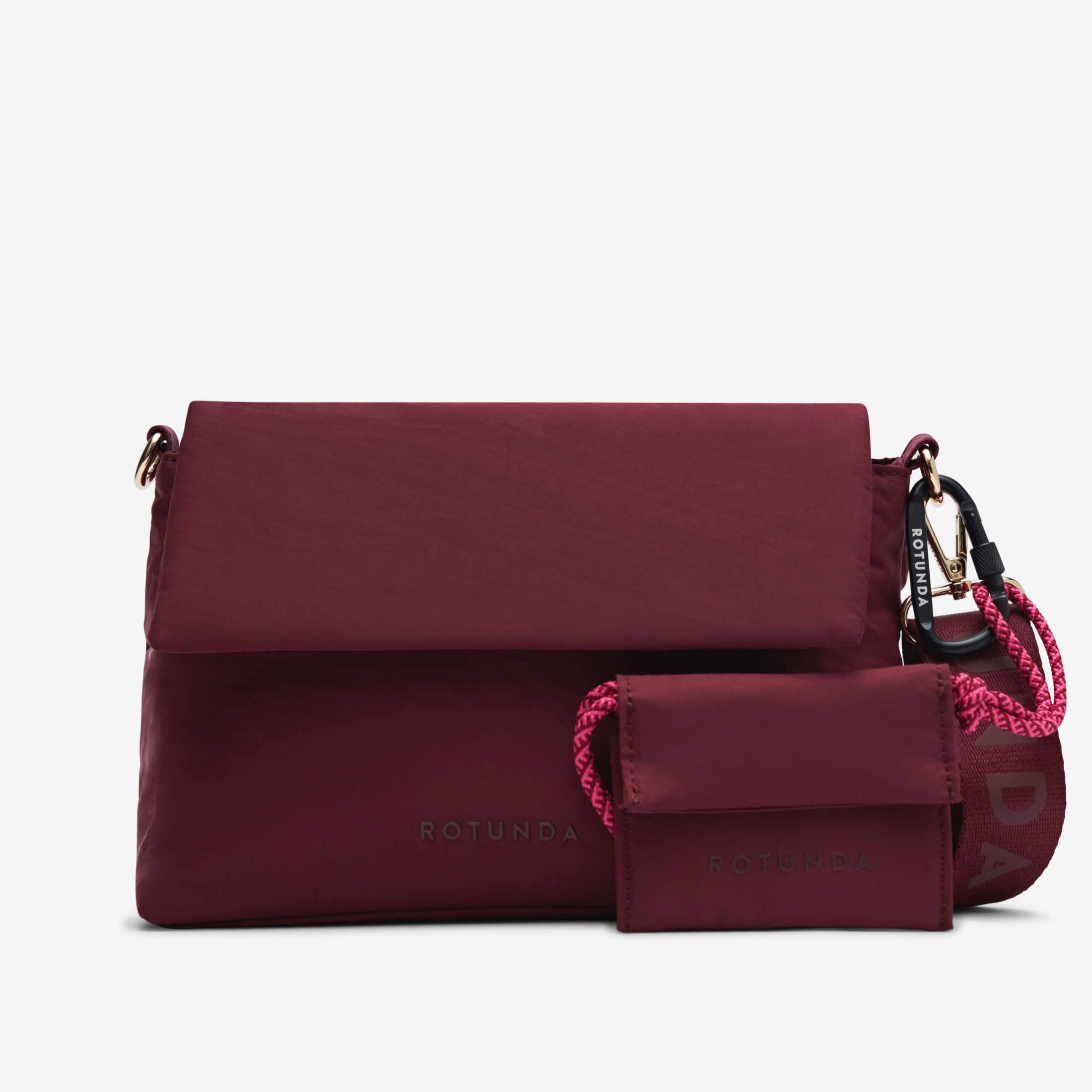Bolso bandolera Noire Burdeos