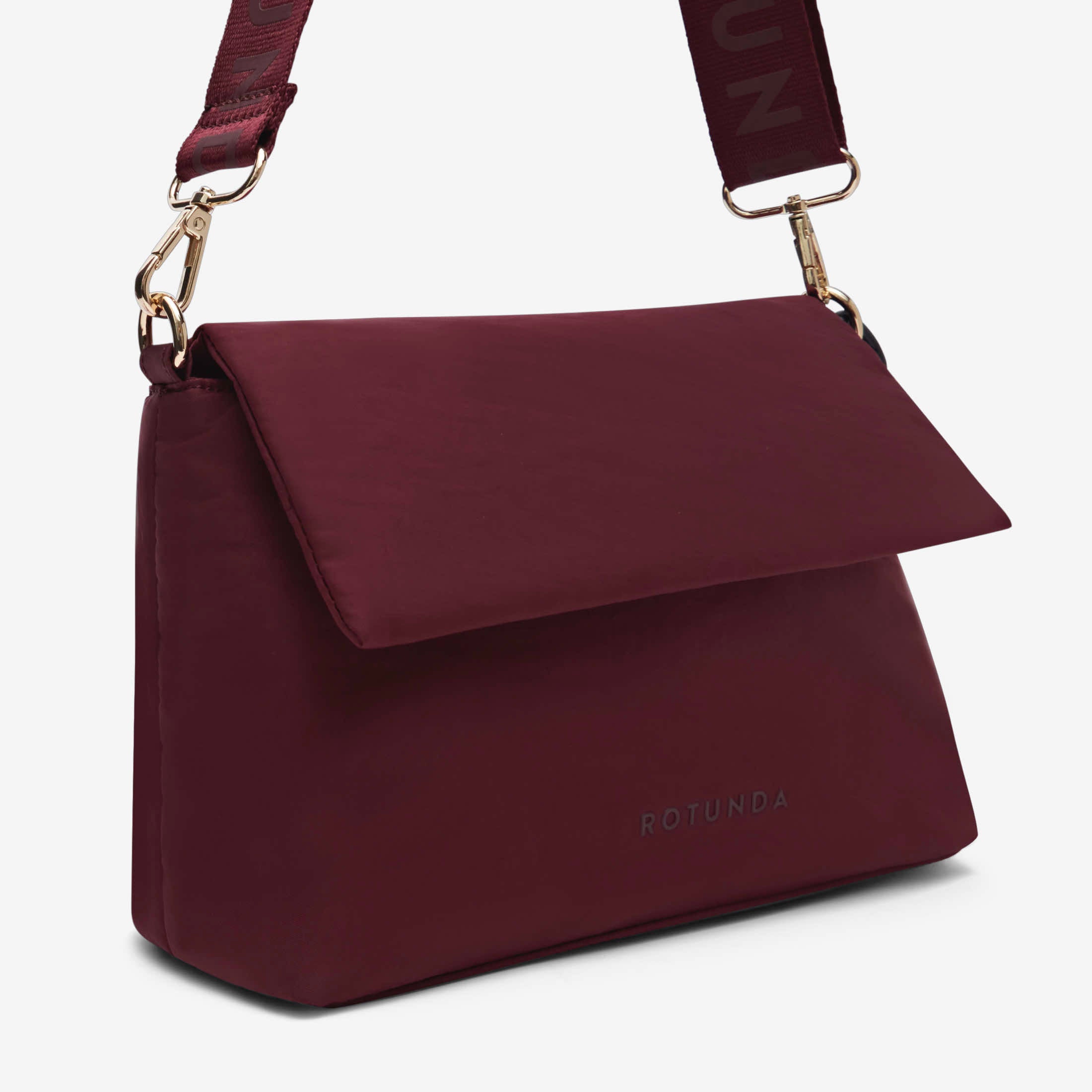 Bolso bandolera Noire Burdeos