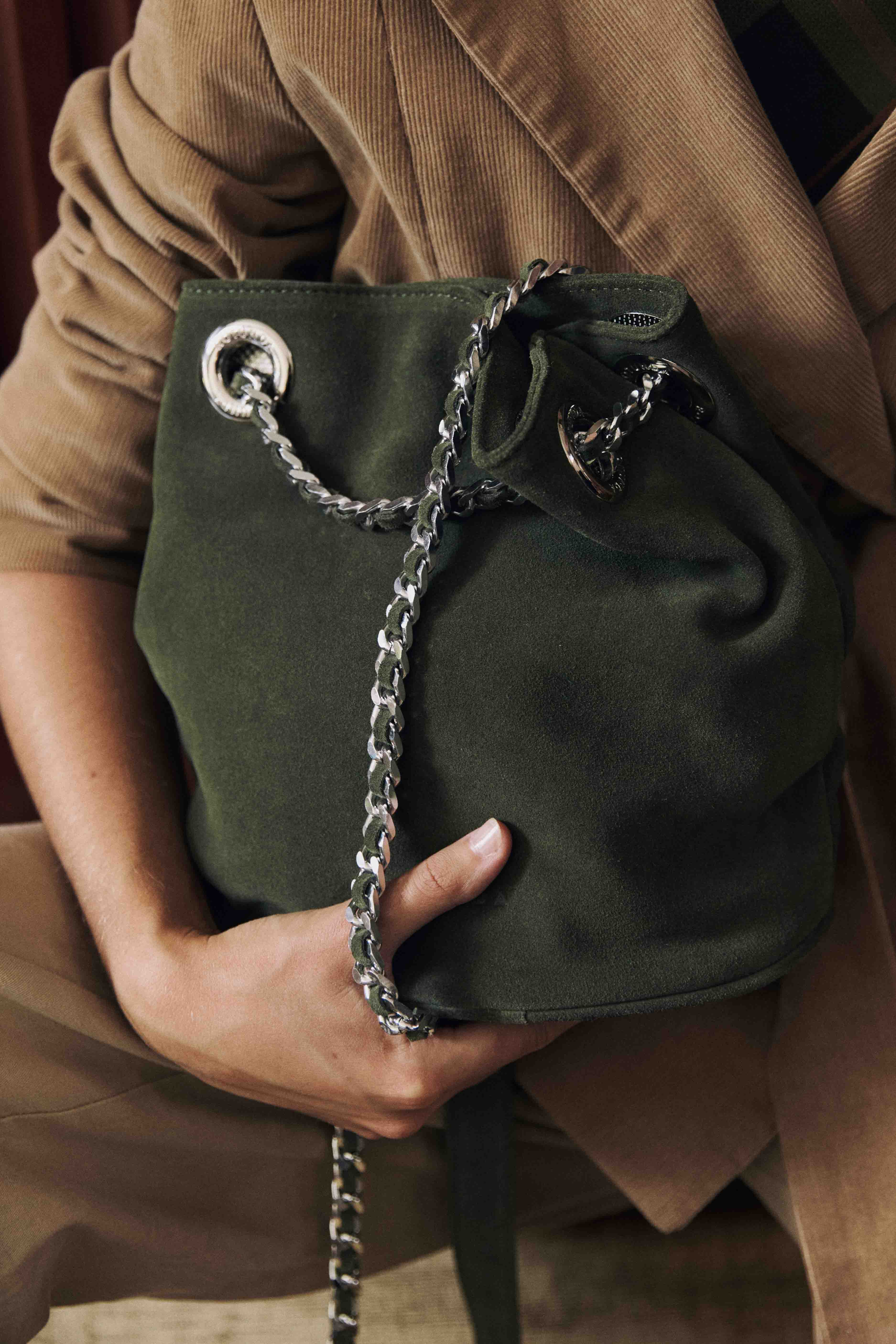Yim Suede Bucket Bag