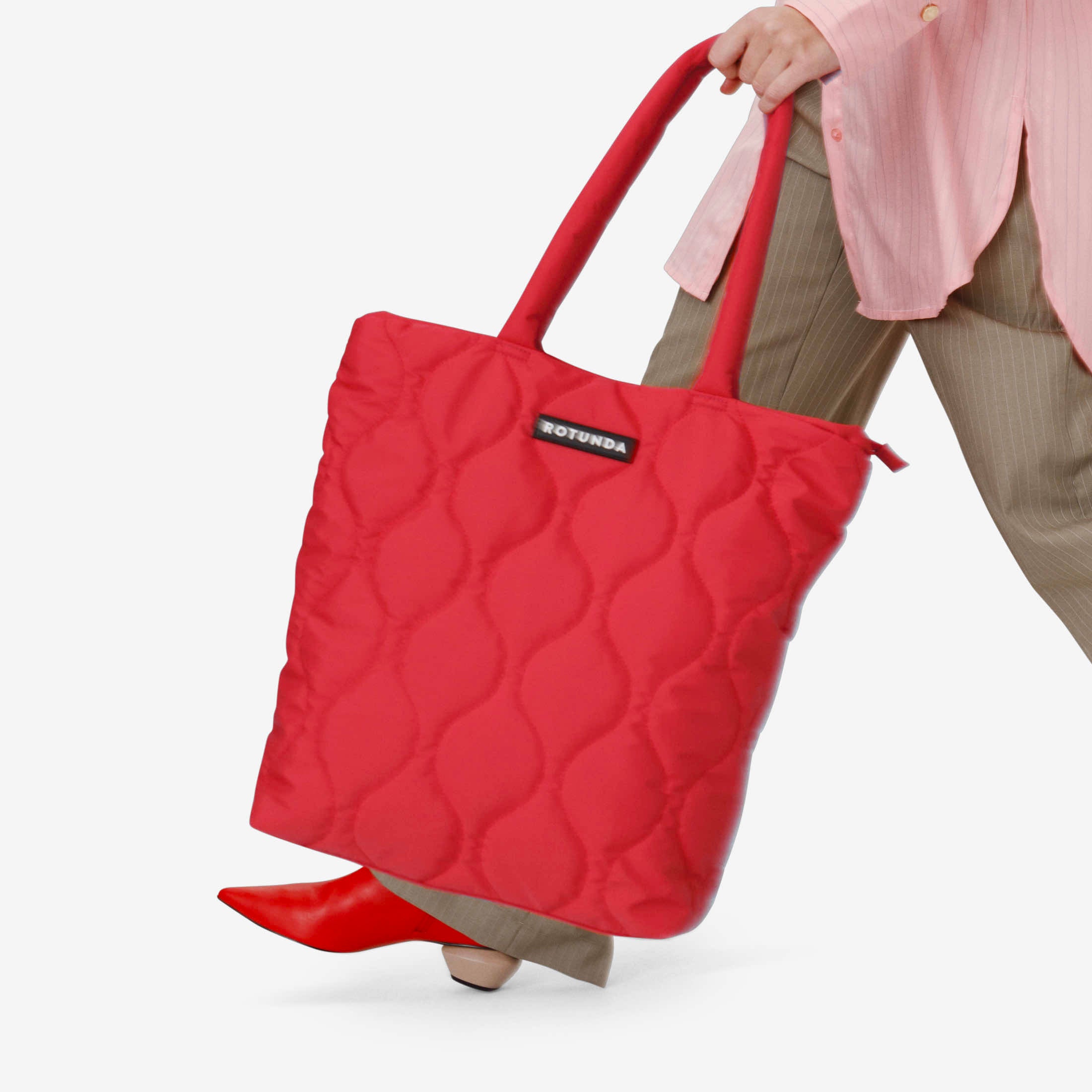 Red tote on sale