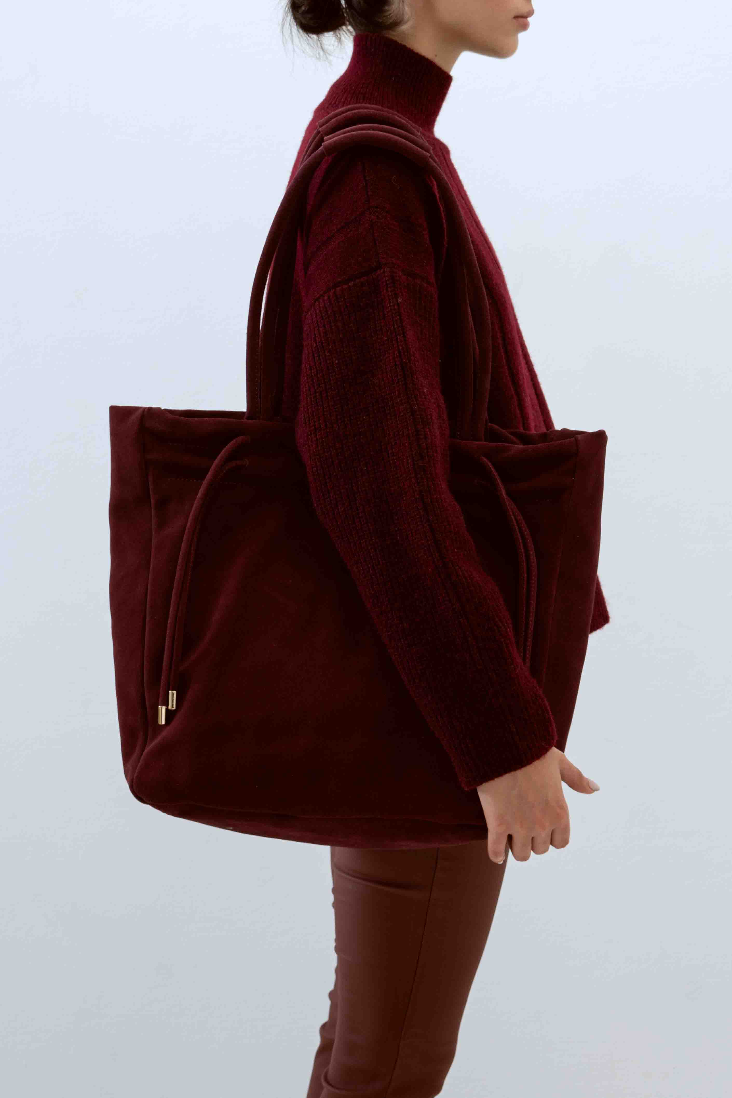 Sam Suede Tote Bag